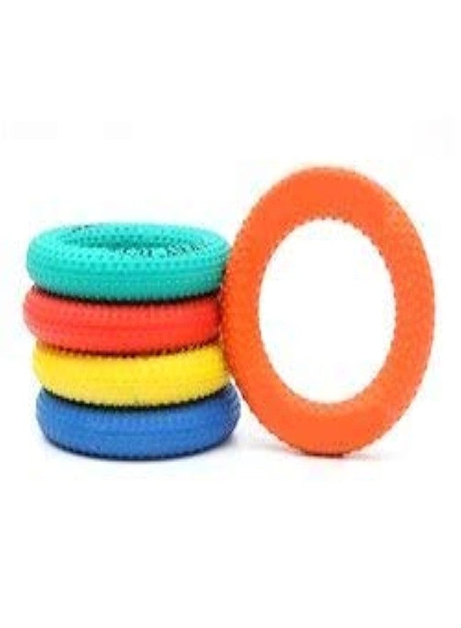 Roxan Tennikoit Ring Gripper/Dotted (Pack of 2, Color - Multicolour) | Kids Play Dotted tennikoit Ring, Rubber - Image 4